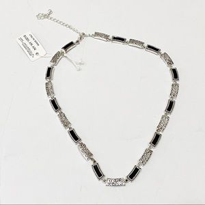 Vintage SWISSCO NY Enamel Link Necklace